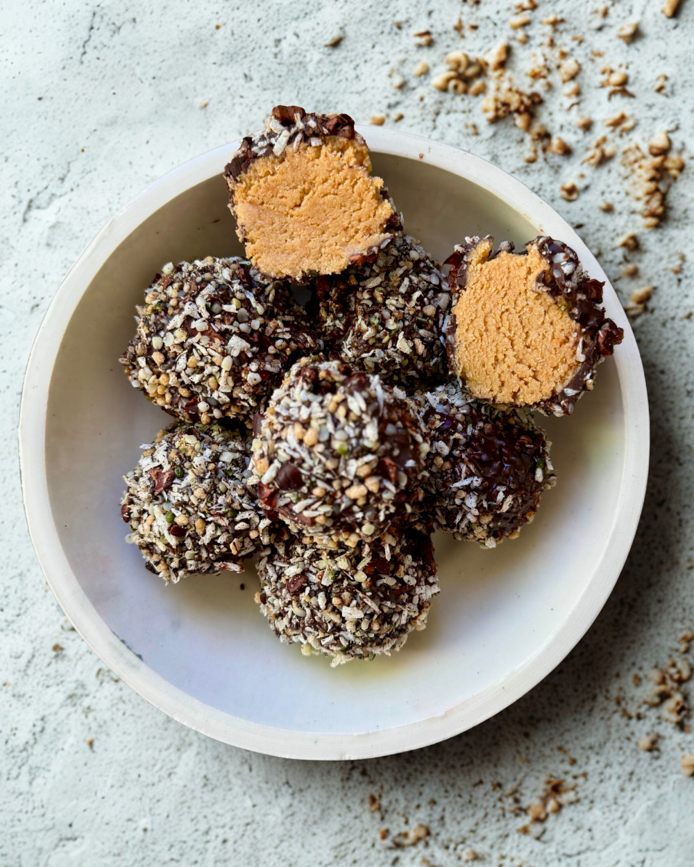 SWEET-ISH "Seeds Candy"  Chocolate PB Protein Balls