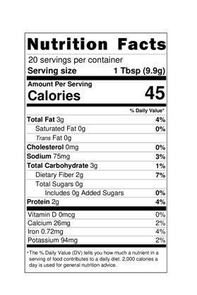 Smoky Spice - Spicy Superfood Seasoning with Hemp, Chia & Ground Flax Seeds
