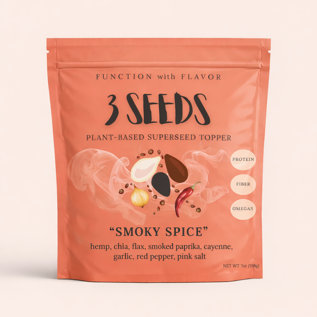 Smoky Spice - Spicy Superfood Seasoning with Hemp, Chia & Ground Flax Seeds