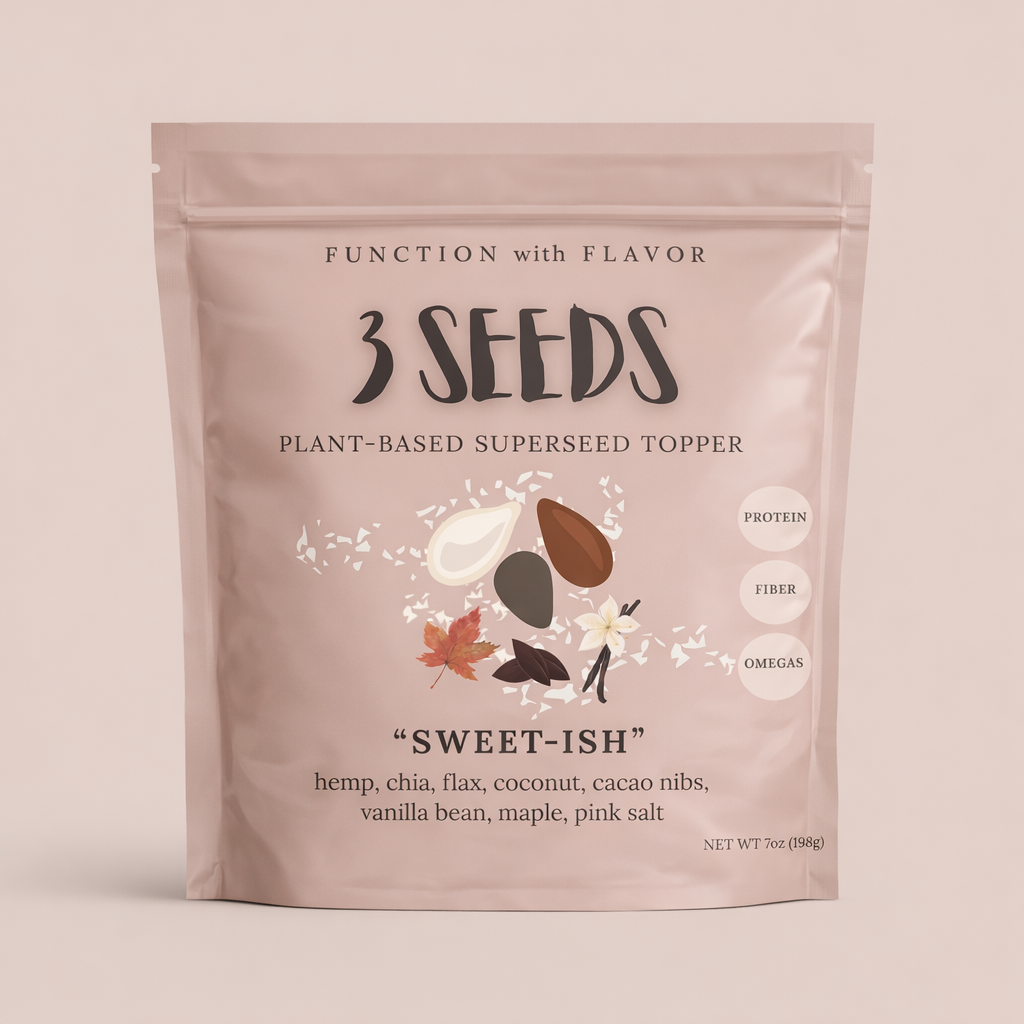 Sweet-ish - Sweet Superfood Topping with Hemp, Chia, Ground Flax Seeds, Cacao & Coconut